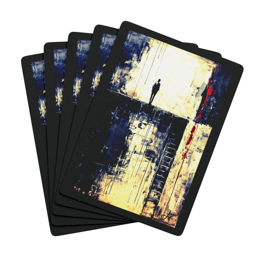 "Never Alone", Fine Art Playing Cards (Void Black)