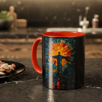 "Alpha and Omega - Revelation 22:13", Colorful Mugs (11oz, 15oz)