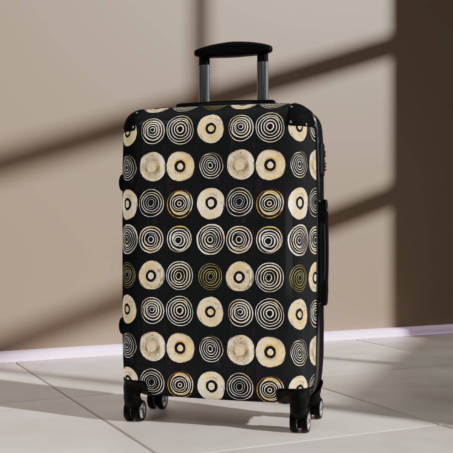 "Punk Polka" Pattern Art Suitcases