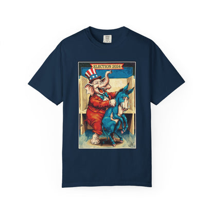 "MAGA Spanked the Donkeys 2024", Unisex T-shirt (Dark Colors)
