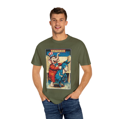 "MAGA Spanked the Donkeys 2024", Unisex T-shirt (Dark Colors)