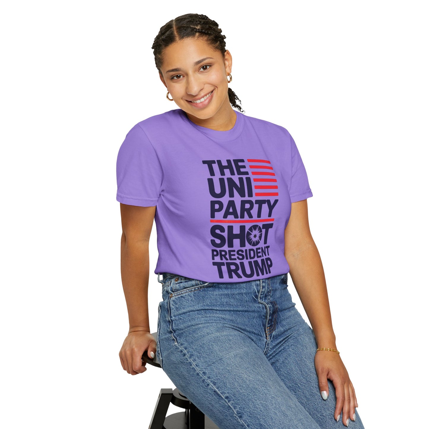 "The Uniparty Shot President Trump" #01, Unisex T-shirt