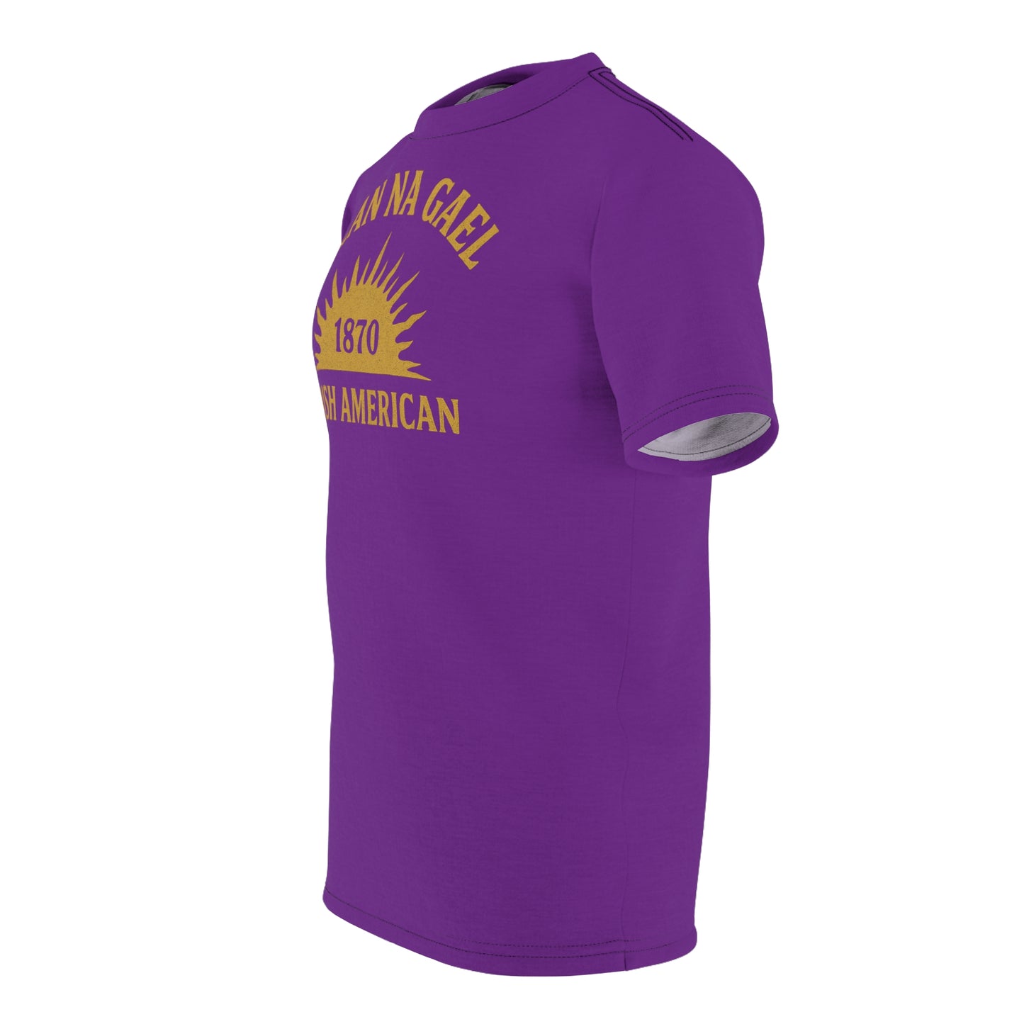 "Clan na Gael - Irish American", Unisex T-shirt (Vesper Violet)