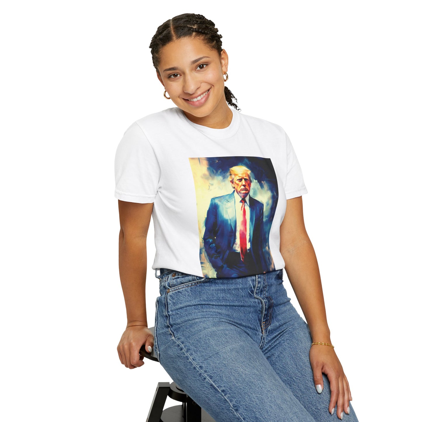 "Trump Portrait No. 6", Unisex T-shirt (Light Colors)