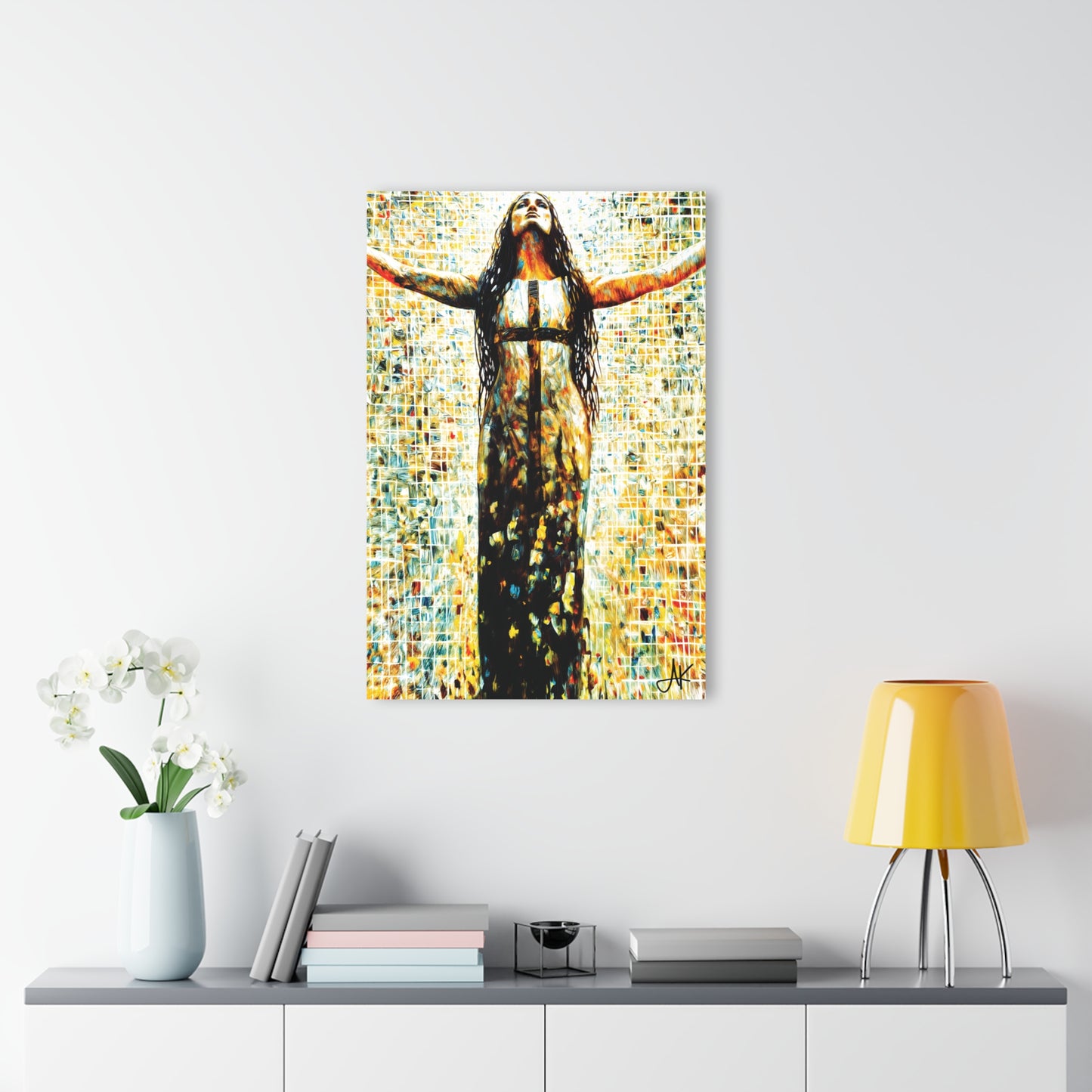 "Walk with God", Fine Art Acrylic Wall Prints (French Cleat Hanging)