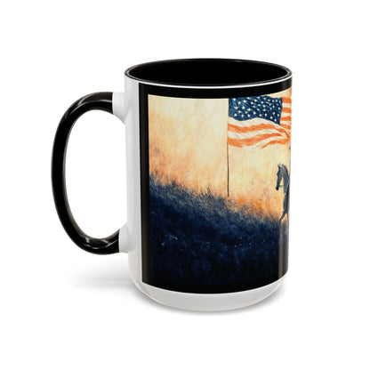 "Liberty under God", Colorful Mugs (11oz, 15oz)