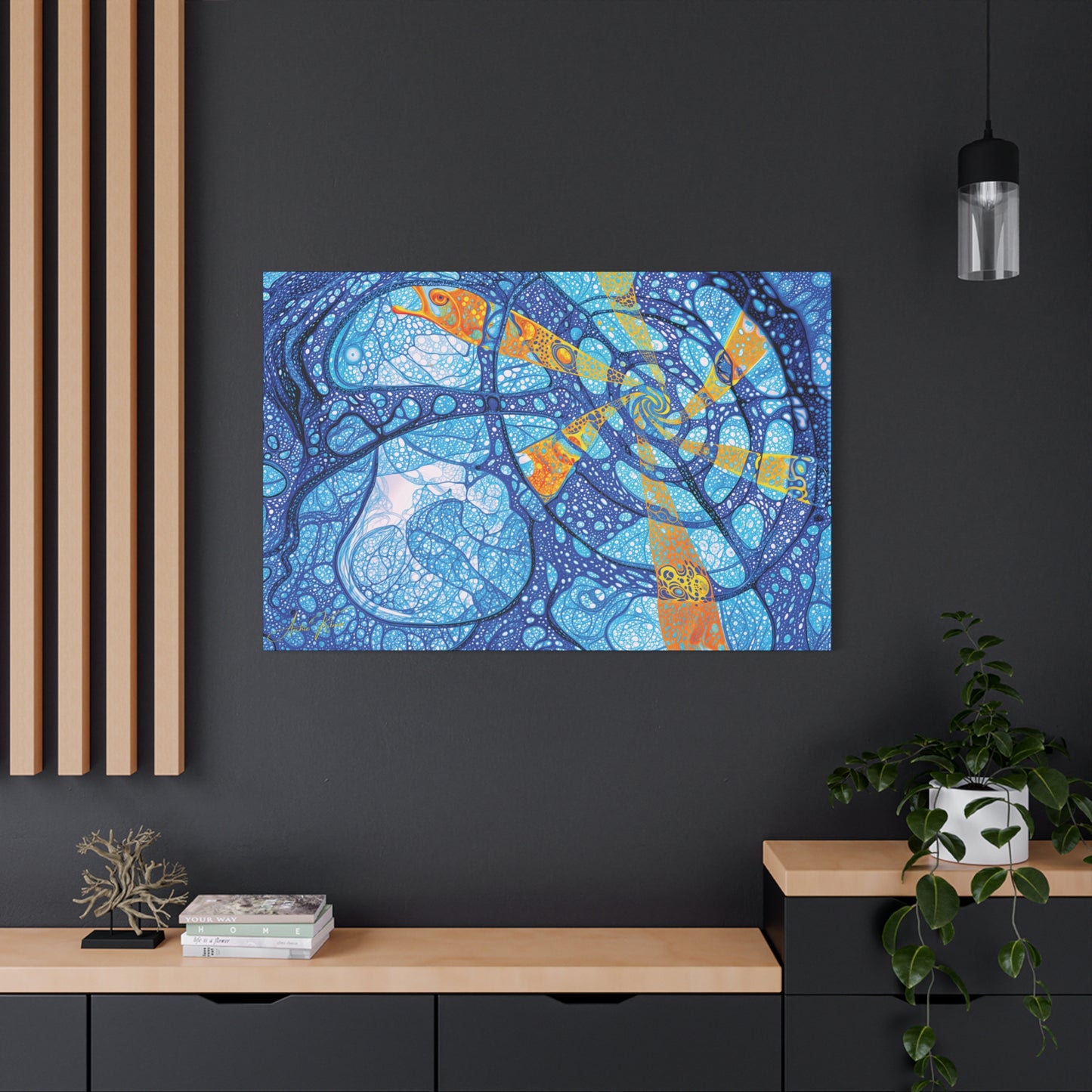 "Gaelic Sea People", Fine Art Print on Matte Canvas