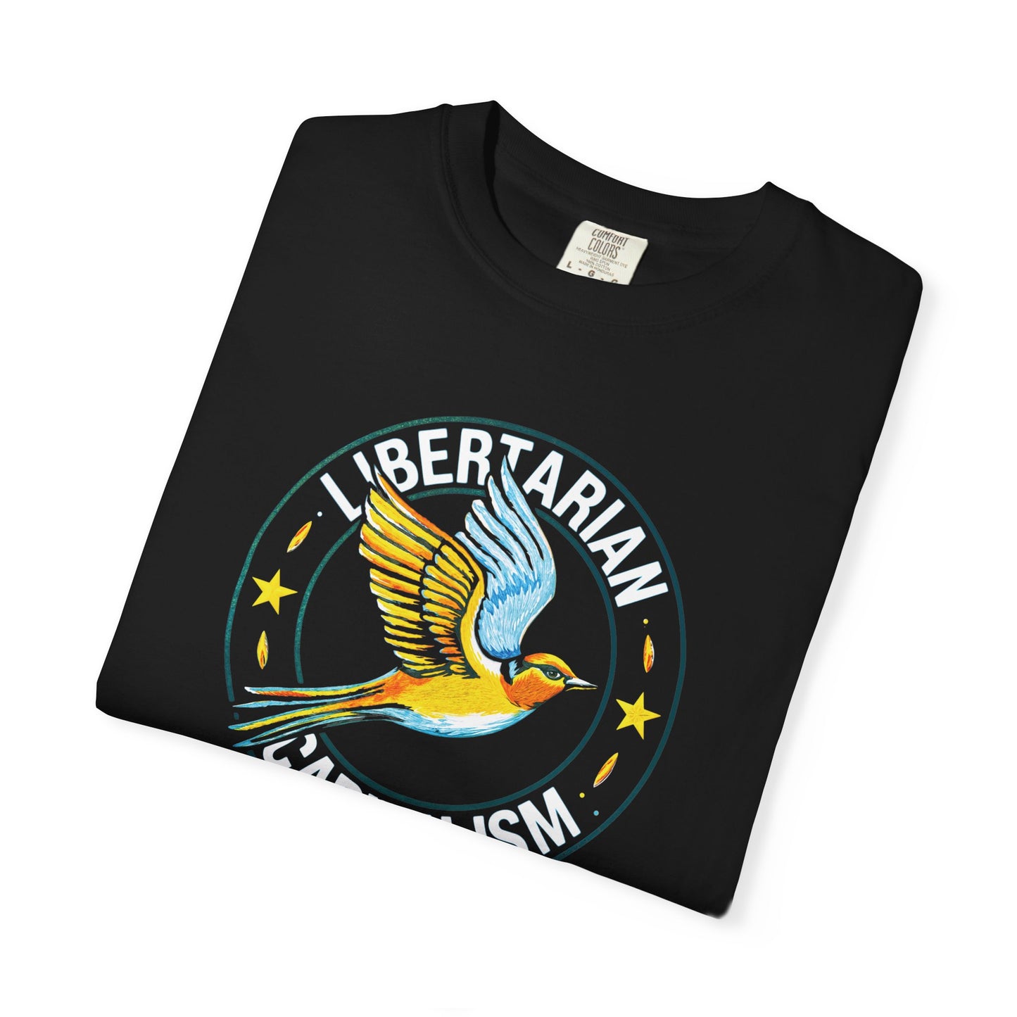 "Libertarian-Capitalism", Unisex T-shirt (Black)