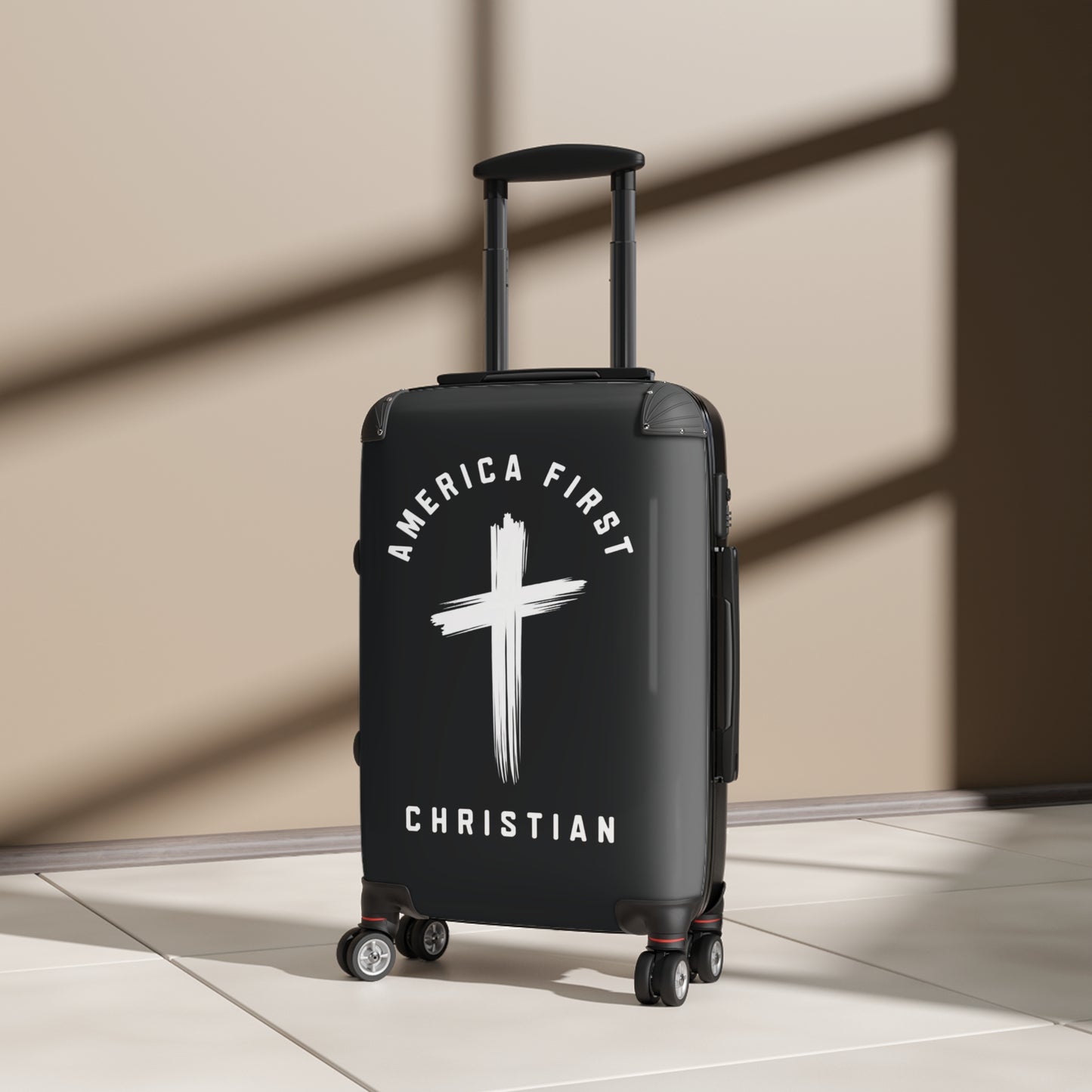 "America First Christian" #05 Suitcases (Moonless Black)