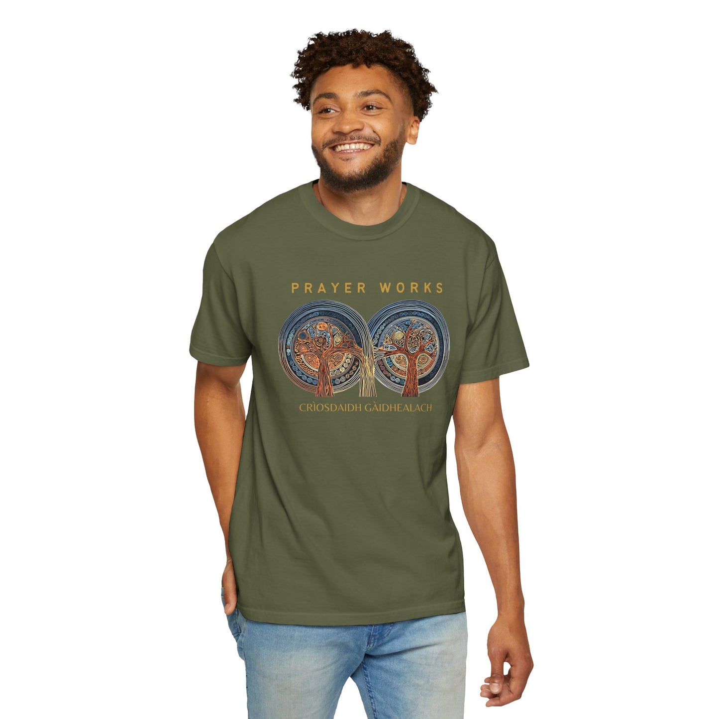 "Prayer Works - Criosdaidh Gàidhealach", Unisex T-shirt