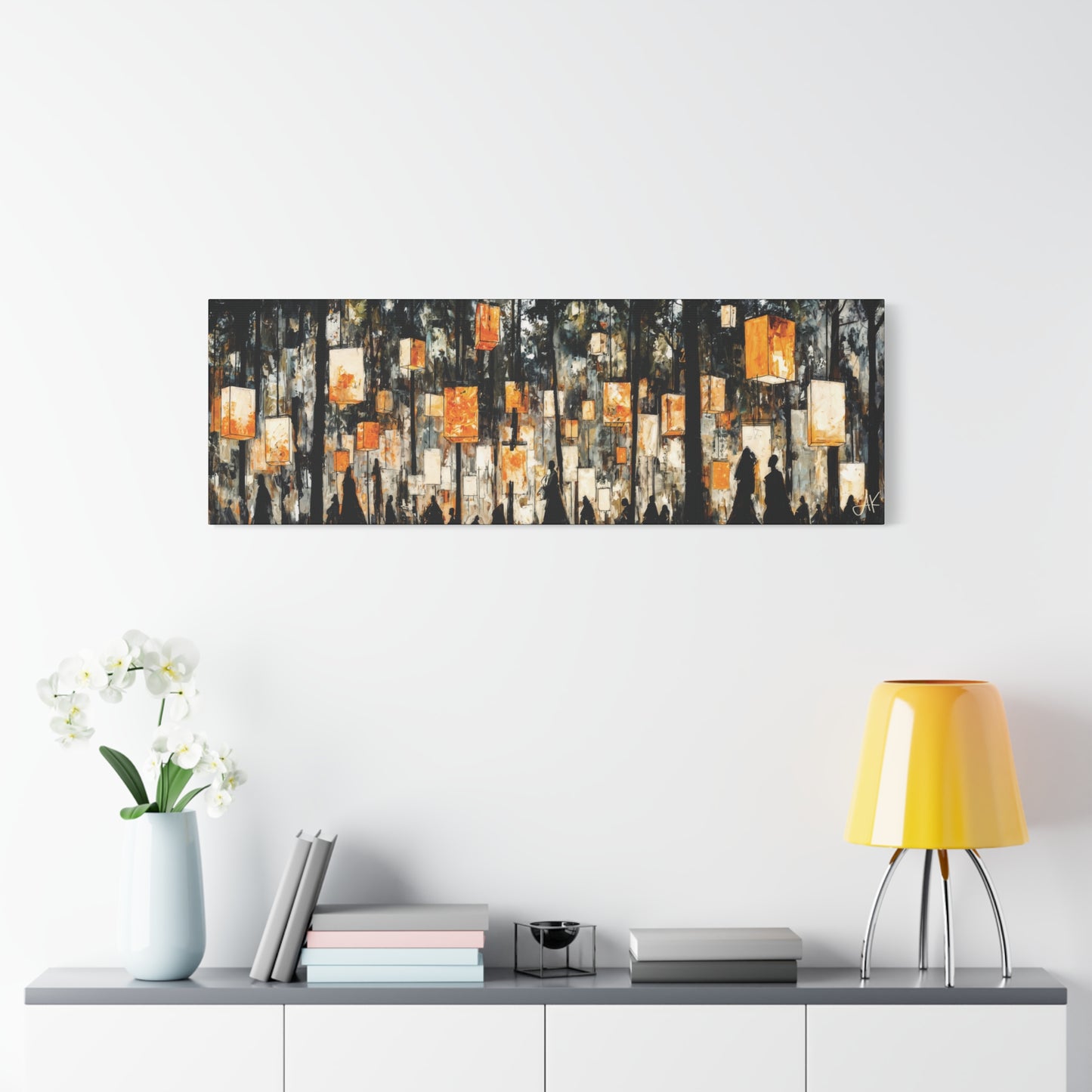 "Lantern Festival", Fine Art Matte Canvas, Stretched, 1.25"