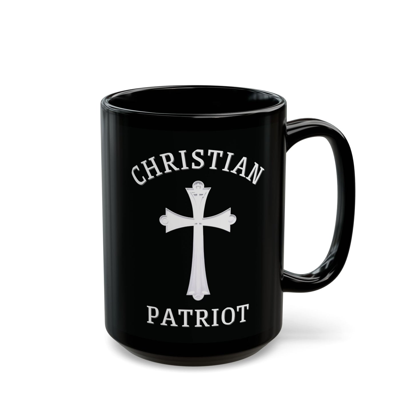 "Christian Patriot" #04, Black Mug (11oz & 15oz)