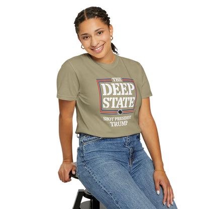 "The Deep State Shot President Trump" #01, Unisex T-shirt