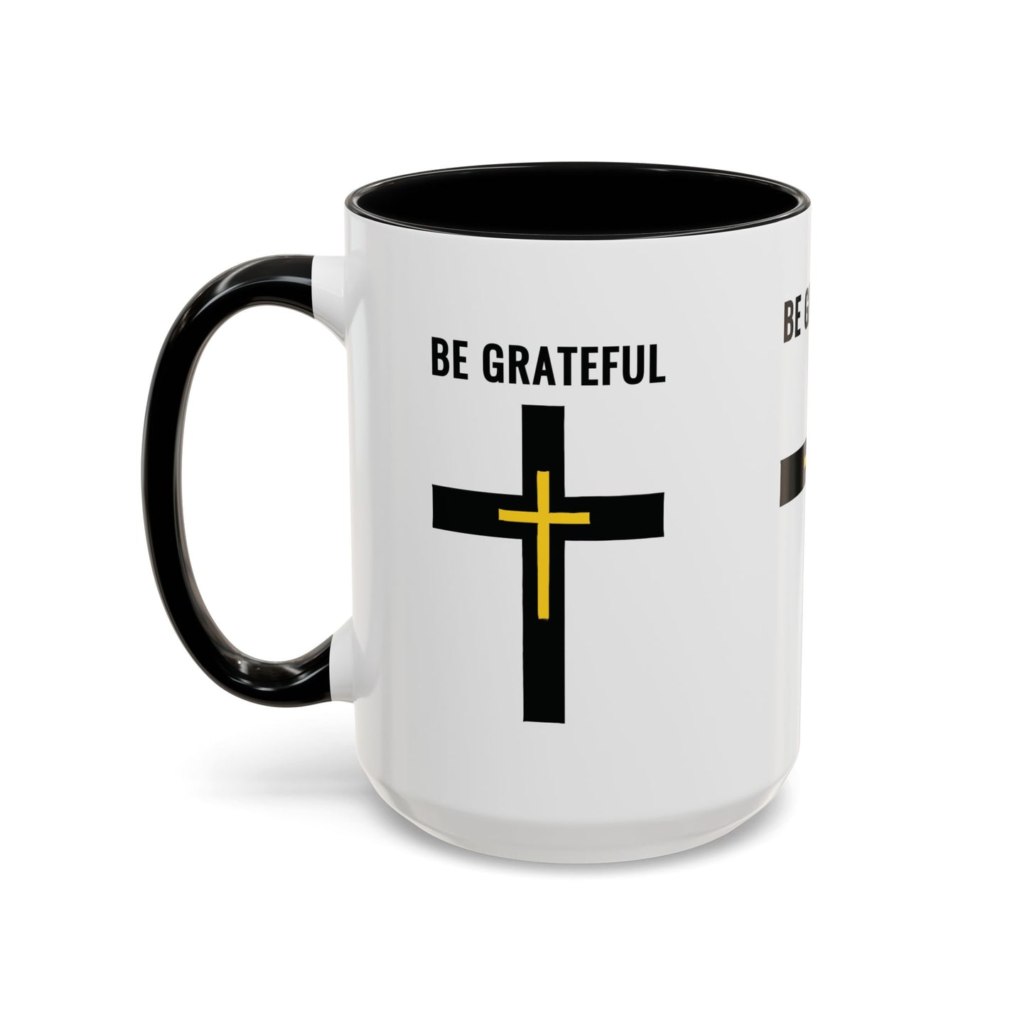 "Be Grateful", Accent Coffee Mug