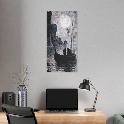 "World's Edge: Clans of the Farthest Shore", Stretched Classic Canvas Fine Art Print