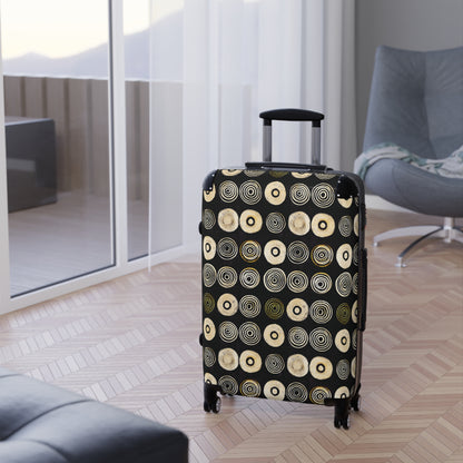 "Punk Polka" Pattern Art Suitcases
