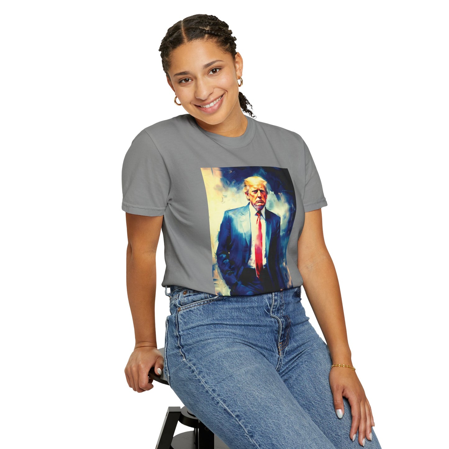 "Trump Portrait No. 6", Unisex T-shirt (Light Colors)