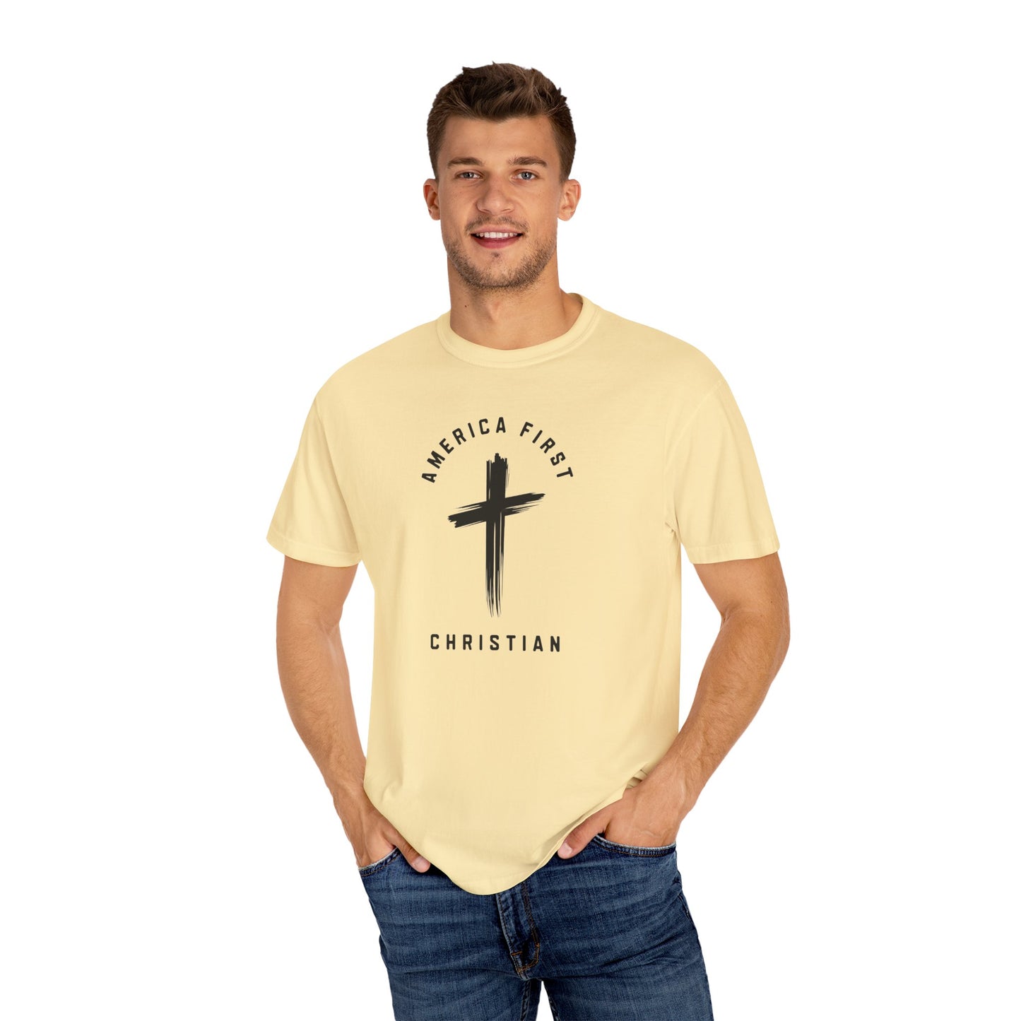 "America First Christian" #05, Unisex T-shirt (Light Colors)