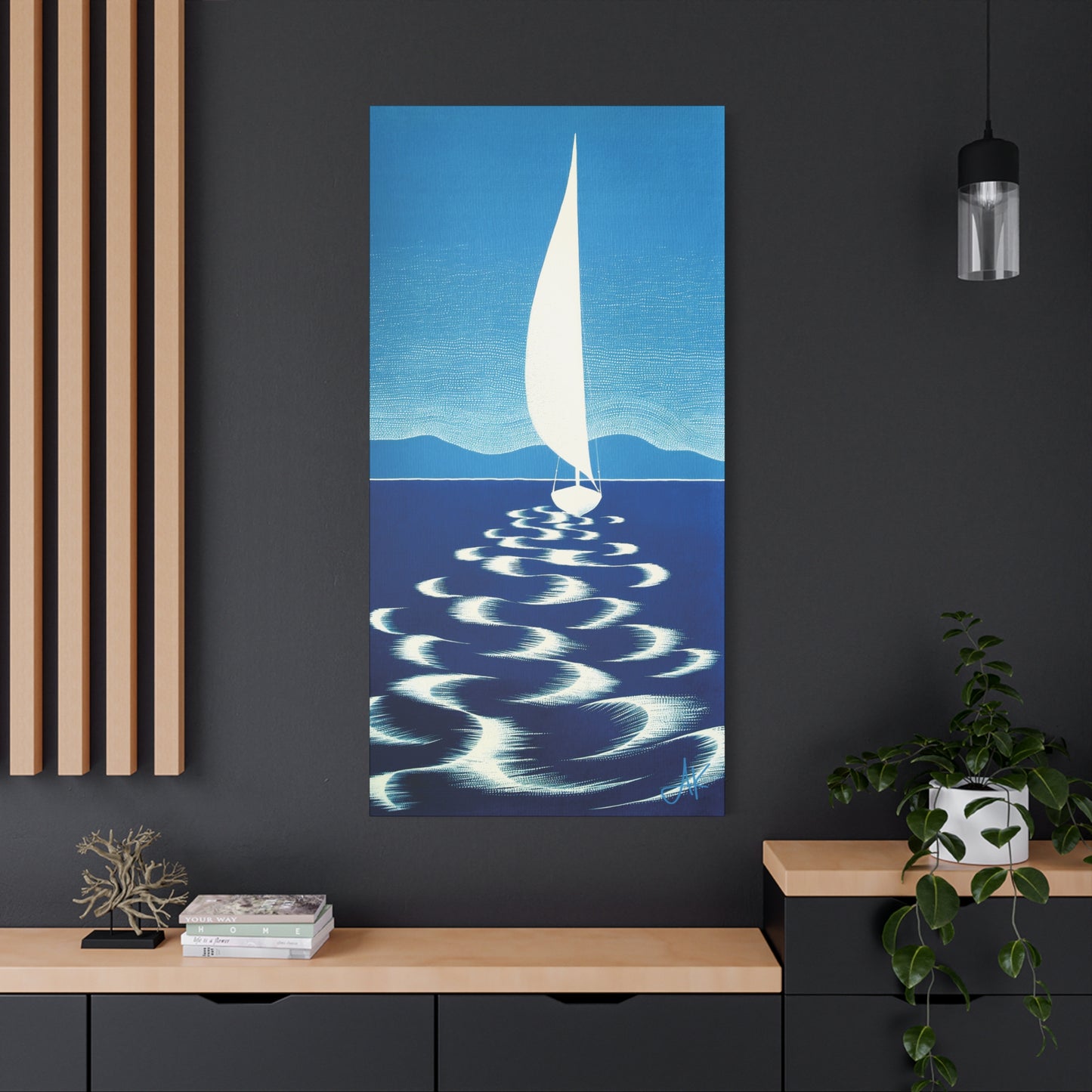 "Smooth Sailing", Fine Art Matte Canvas, Stretched, 1.25"