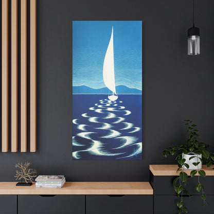 "Smooth Sailing", Fine Art Matte Canvas, Stretched, 1.25"