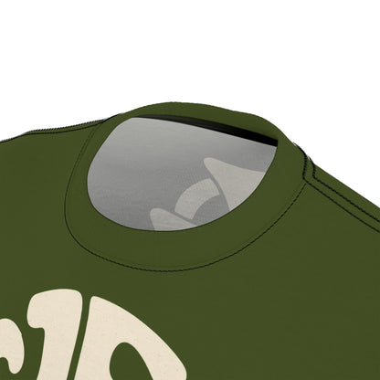 "Retro Jesus", Unisex T-shirt (Verdun Green)