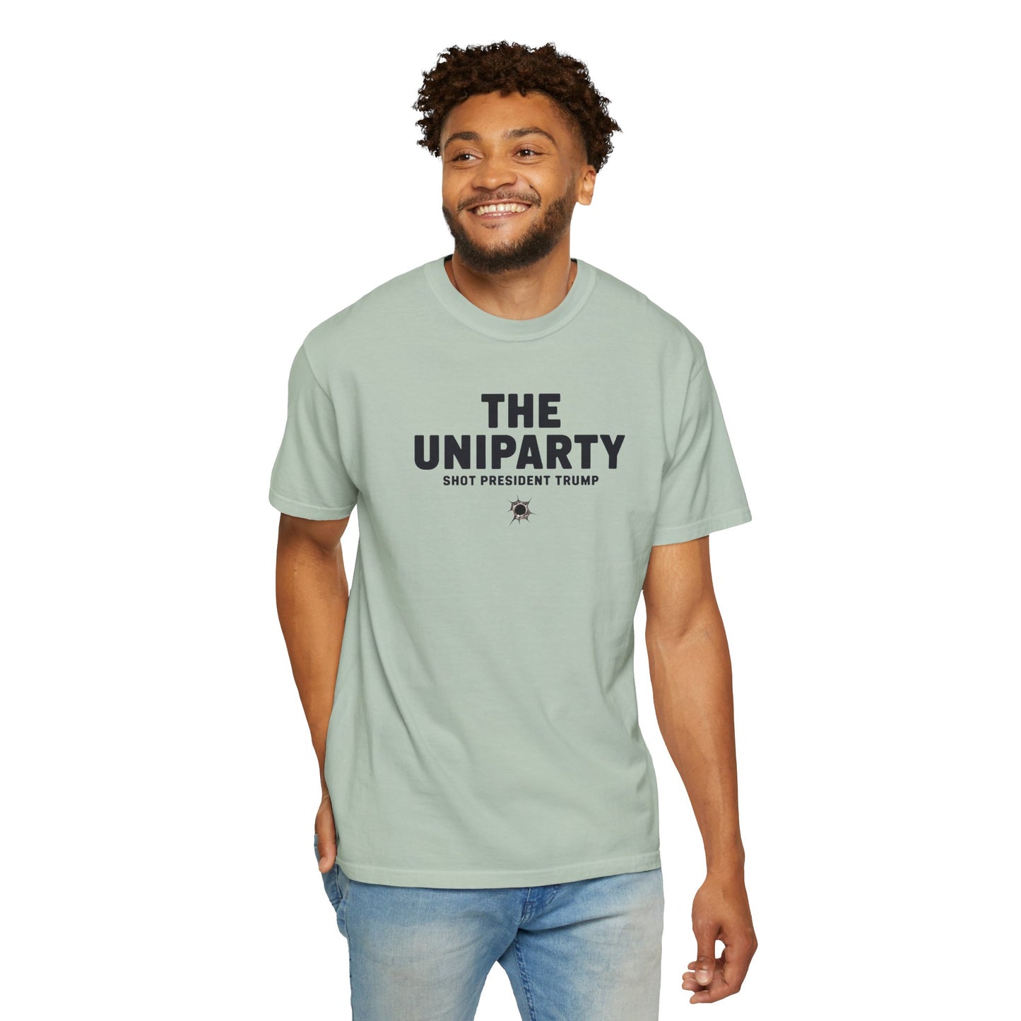 "The Uniparty Shot President Trump" #02, Unisex T-shirt