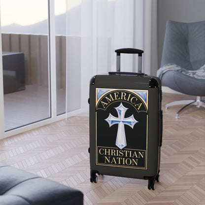 "America Christian Nation" #22 Suitcases (Jet Black)