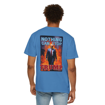 "Nothing Can Stop Trump", Unisex T-shirt (Light Colors)