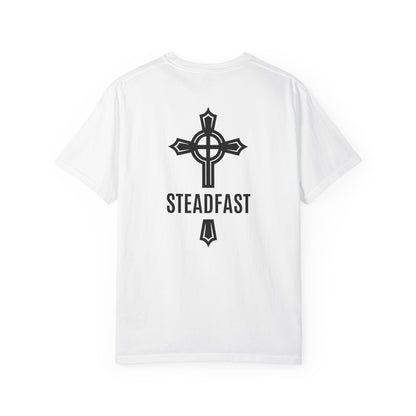 "Steadfast Cross in Black", Unisex T-shirt