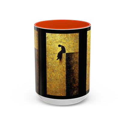 "In Darkest Hour He Is With Me", Colorful Mugs (11oz, 15oz)