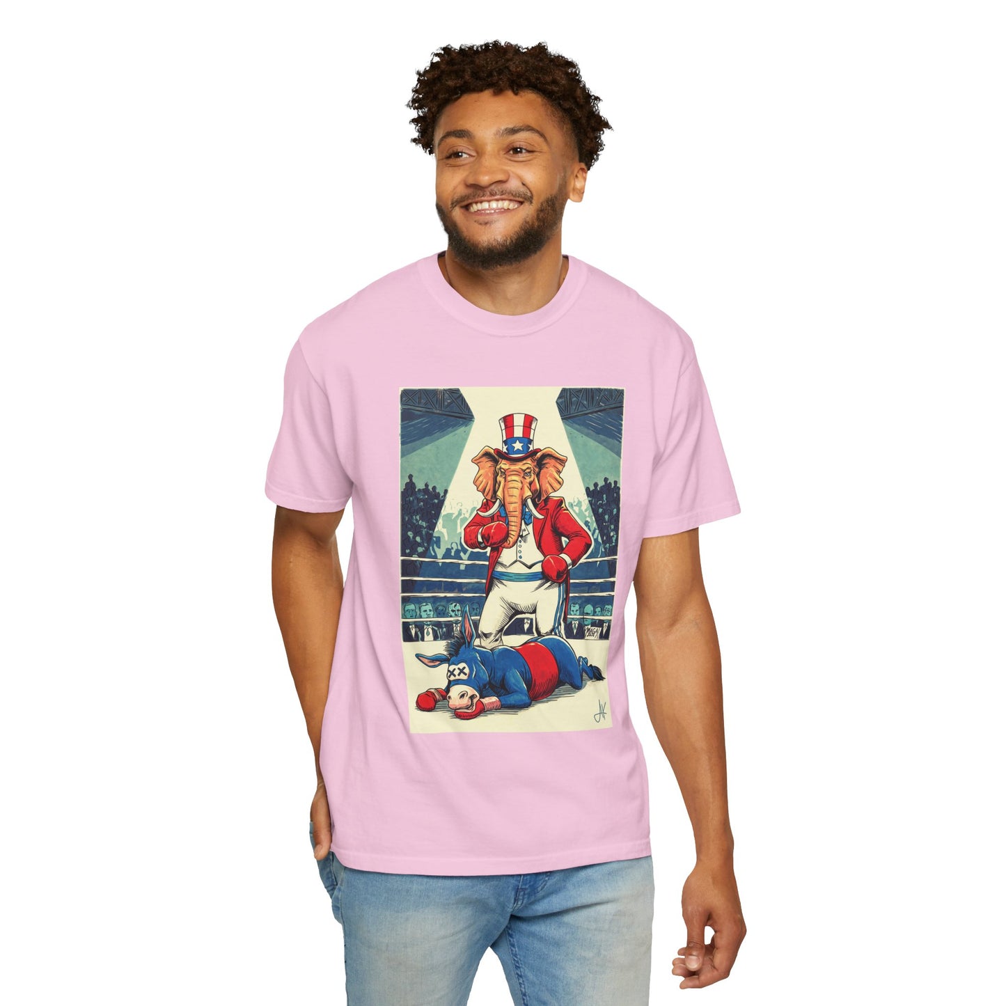"Brutal Woke Knockout 2024", Unisex T-shirt (Light Colors)