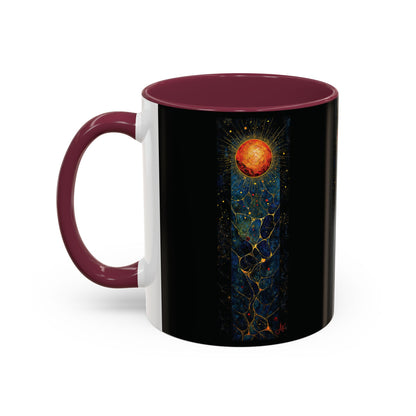 "The Living Light (John 8:12)", Colorful Mugs (11oz, 15oz)
