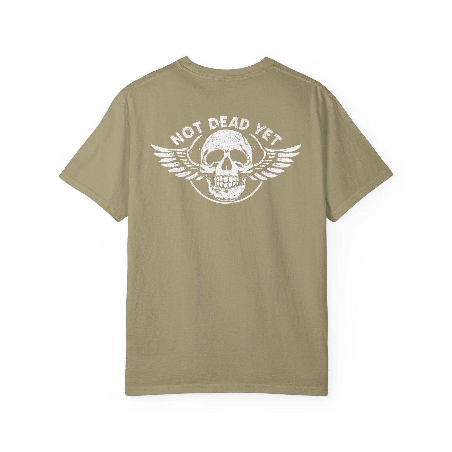 "Not Dead Yet - Winged Skull", Unisex T-shirt