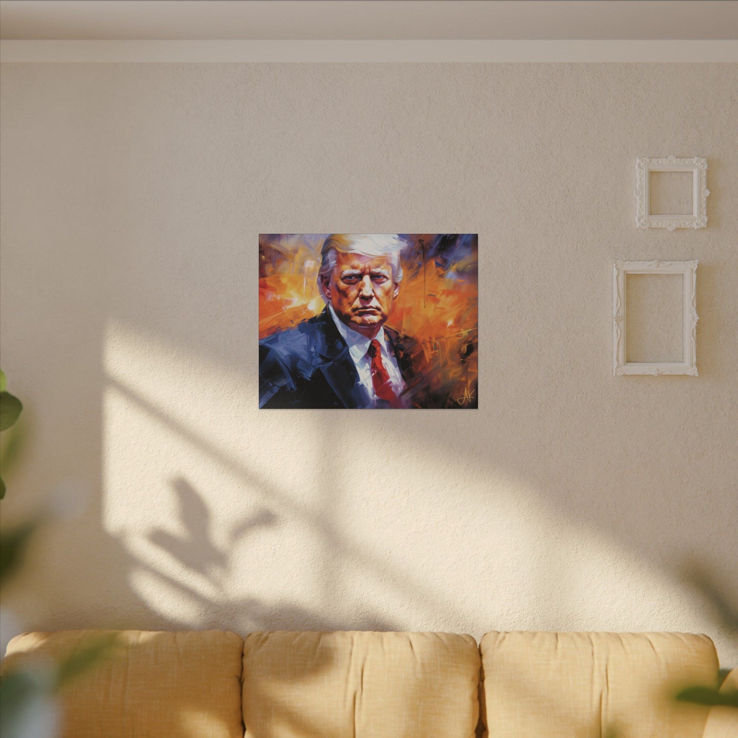 "Trump Portrait No. 9", Stretched Matte Canvas Fine Art Print