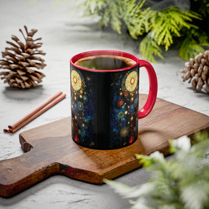 "Ancient Connection to God", Colorful Mugs (11oz, 15oz)
