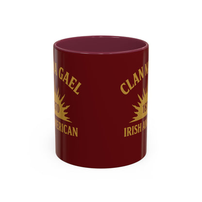 "Clan na Gael - Irish American", Colorful Mugs (11oz, 15oz) (Palladius Red)