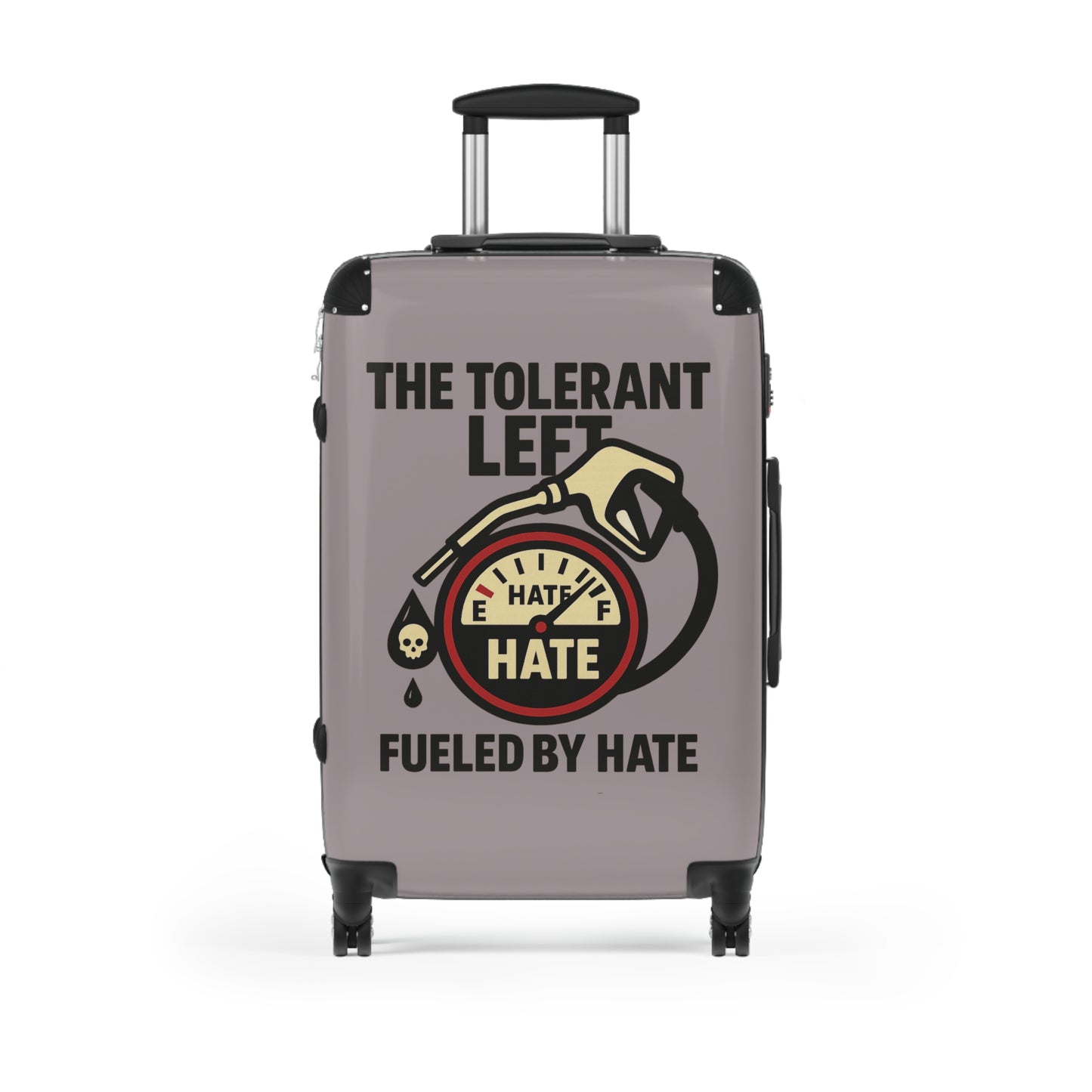 "The Tolerant Left", Suitcase (Walkway Pink Grey)