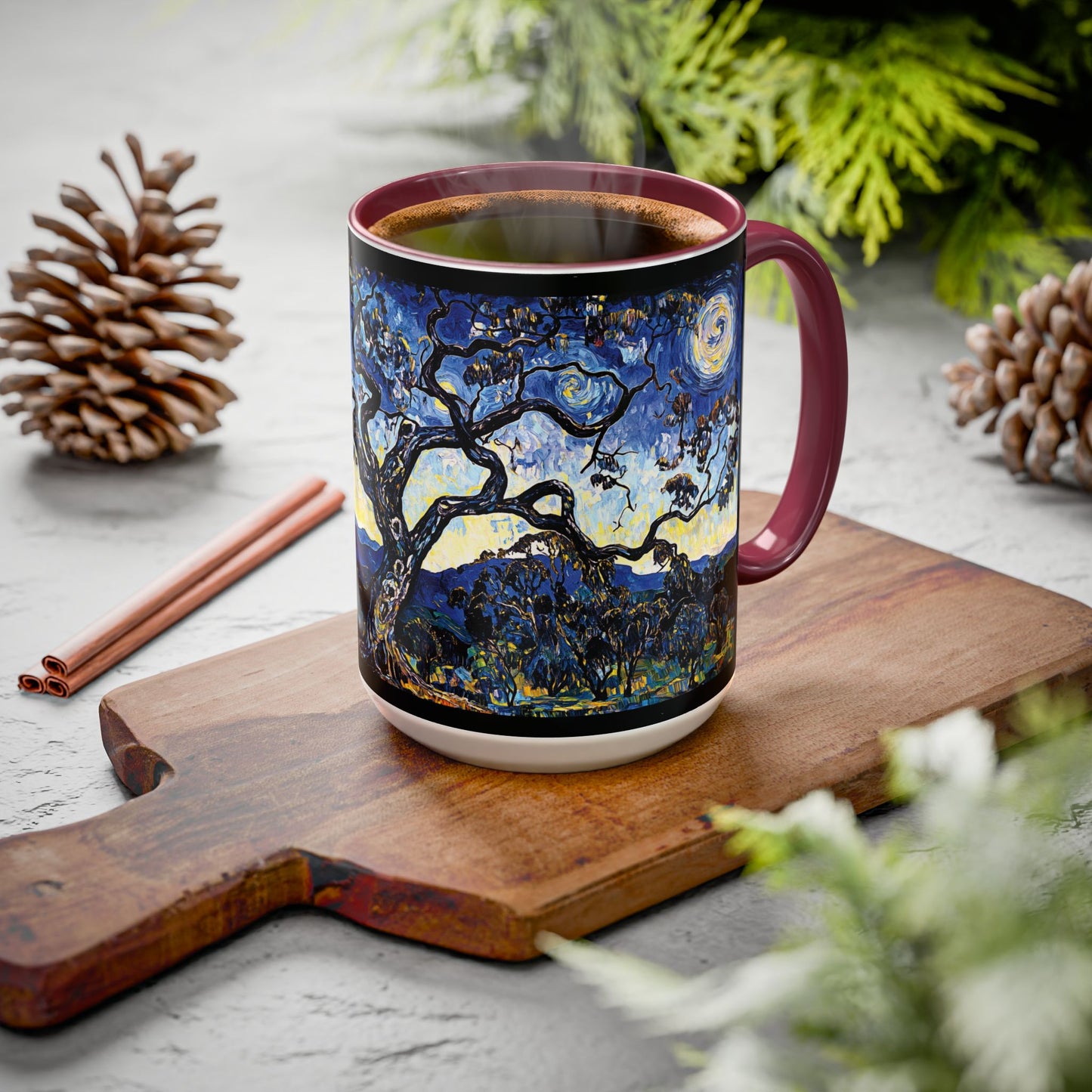 "Crann na Beannachd (Gaelic) - Tree of Blessing (English)", Colorful Mugs (11oz & 15oz)