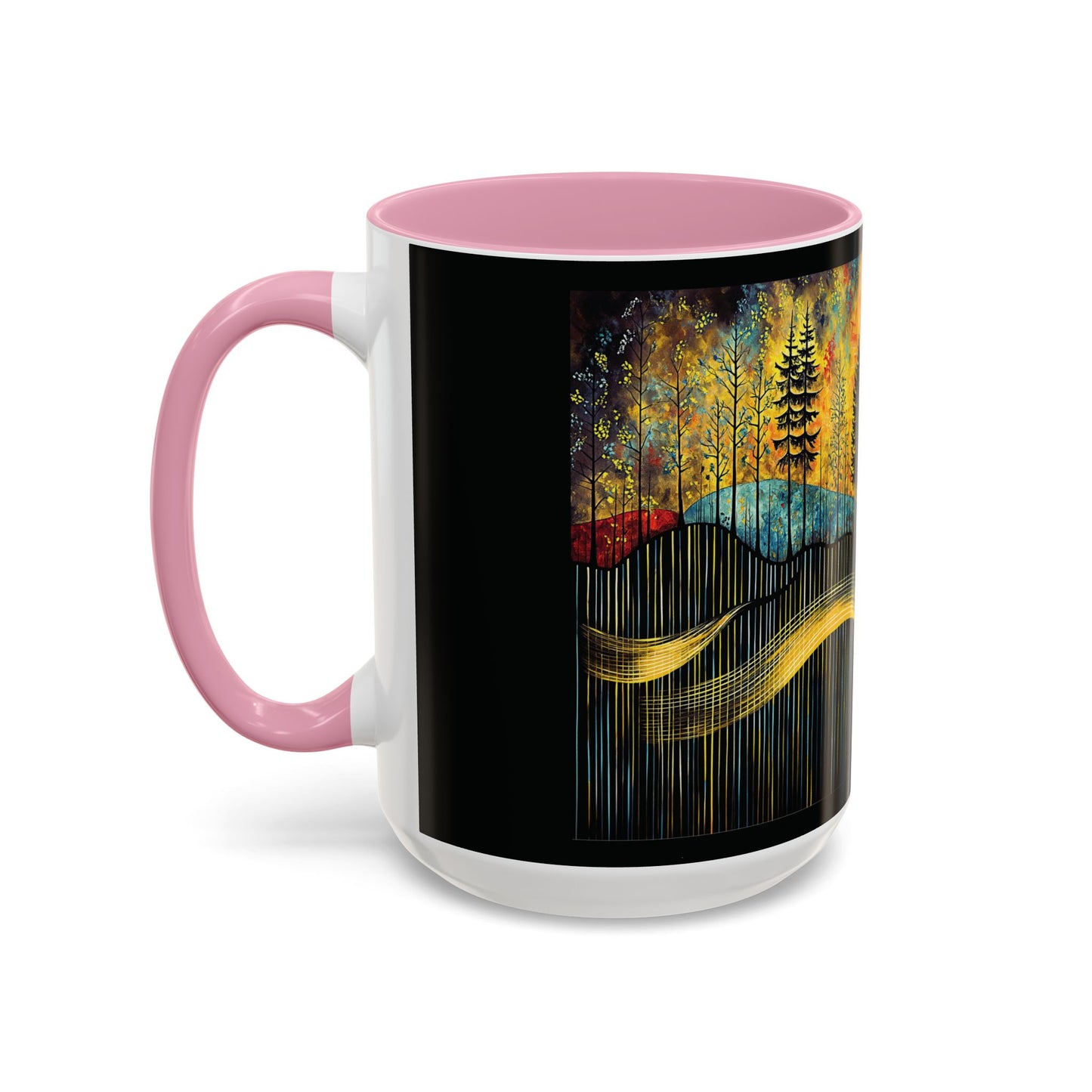 "Sacred Resonance", Colorful Mugs (11oz, 15oz)