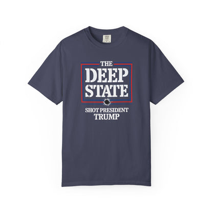 "The Deep State Shot President Trump" #01, Unisex T-shirt