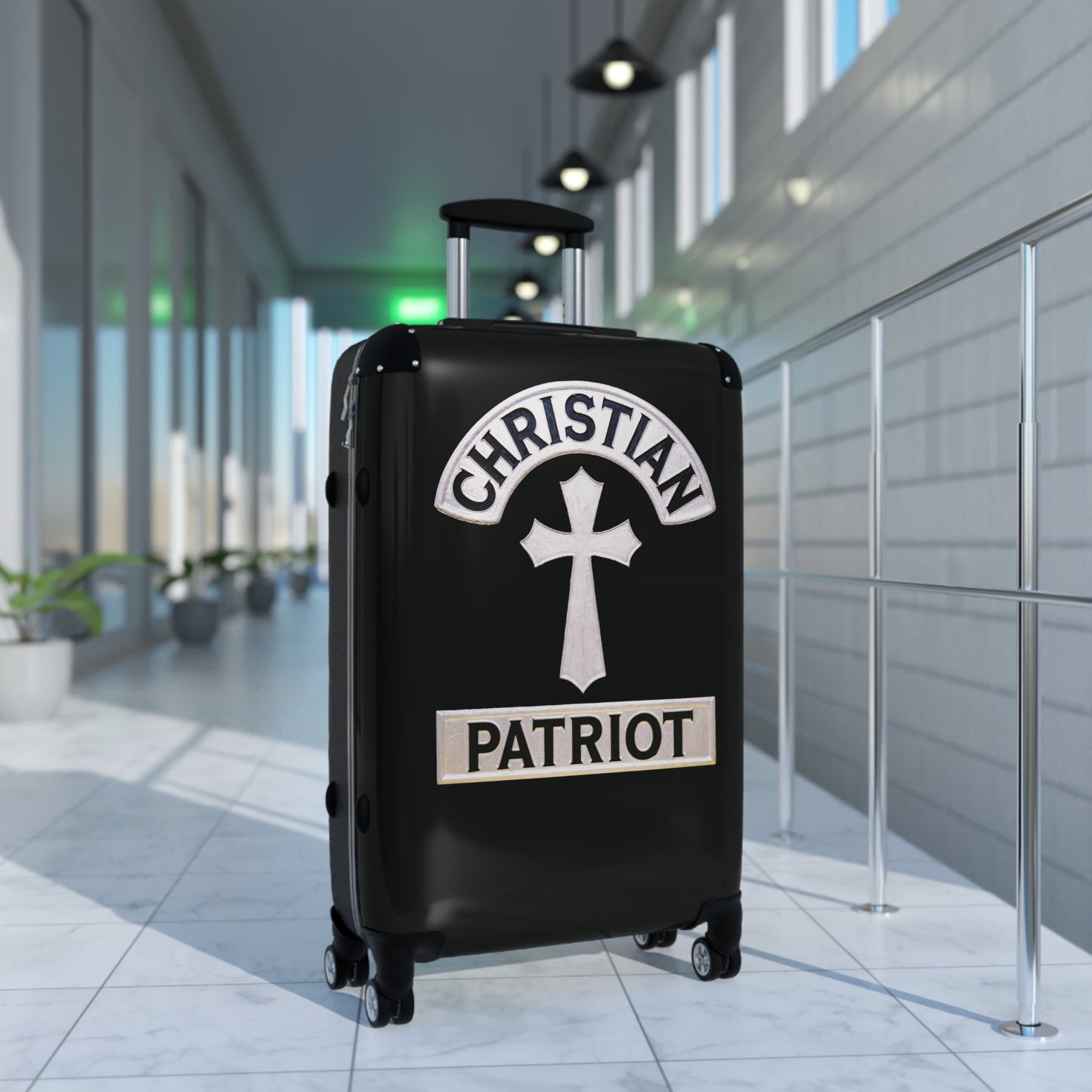 "Christian Patriot" #01 Suitcases (Black)