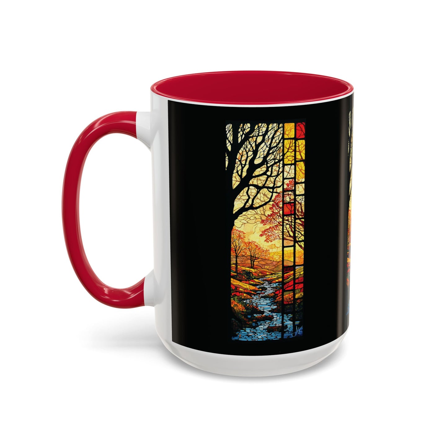 "Realization at 5", Colorful Mugs (11oz, 15oz)