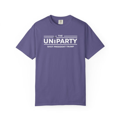 "The Uniparty Shot President Trump" #03, Unisex T-shirt