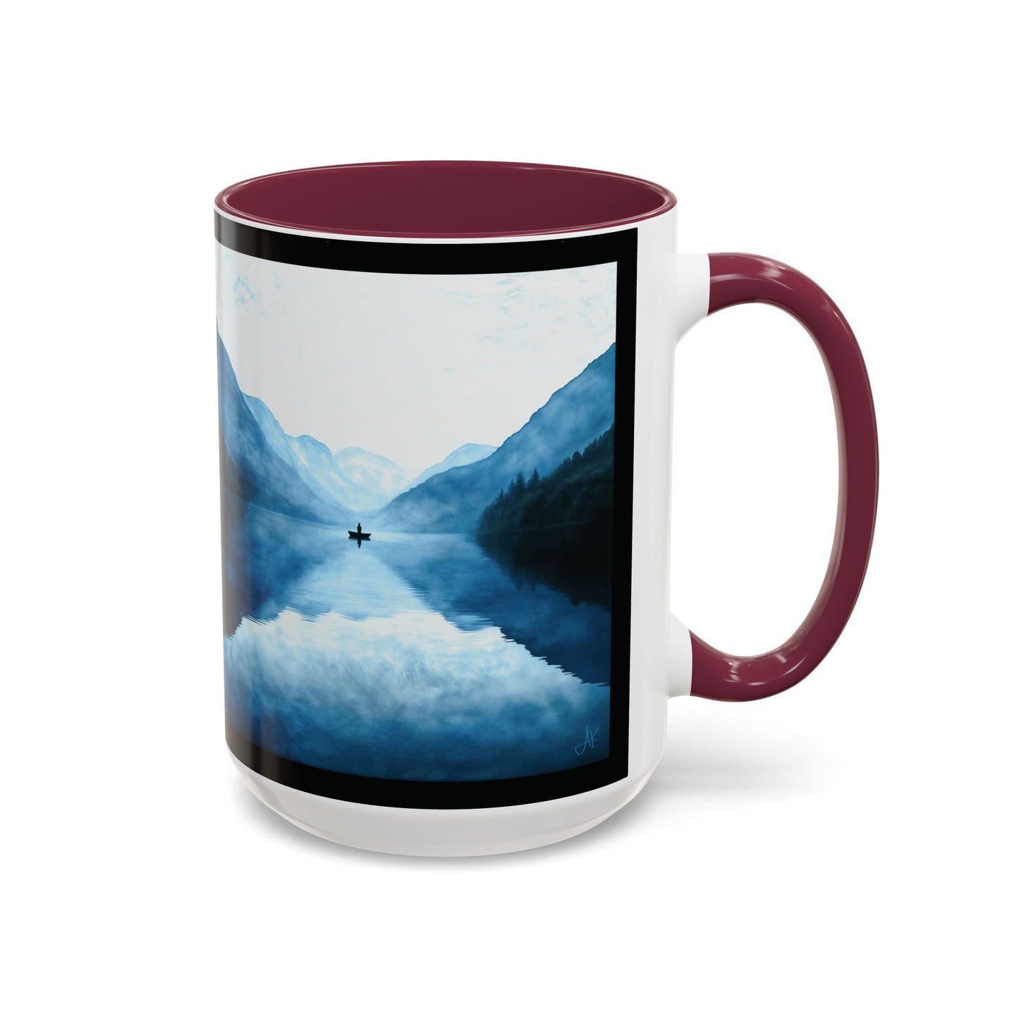 "Connected in Silence - Psalm 46:10", Colorful Mugs (11oz, 15oz)