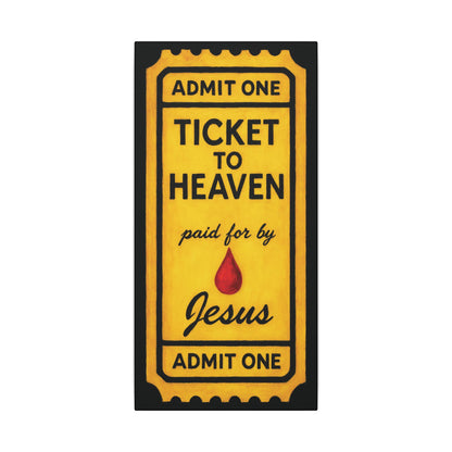 "The Golden Ticket", Matte Canvas Fine Art Print