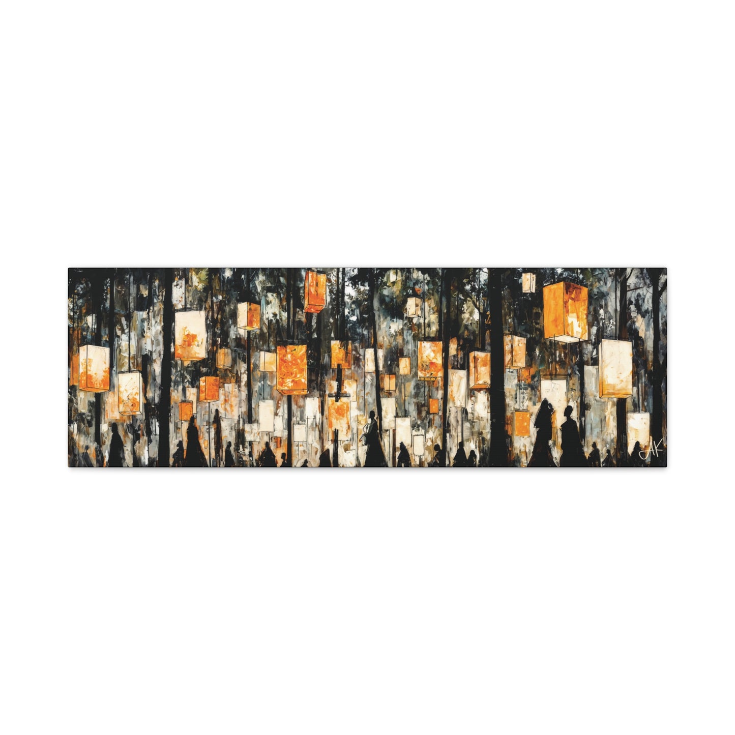 "Lantern Festival", Fine Art Matte Canvas, Stretched, 1.25"