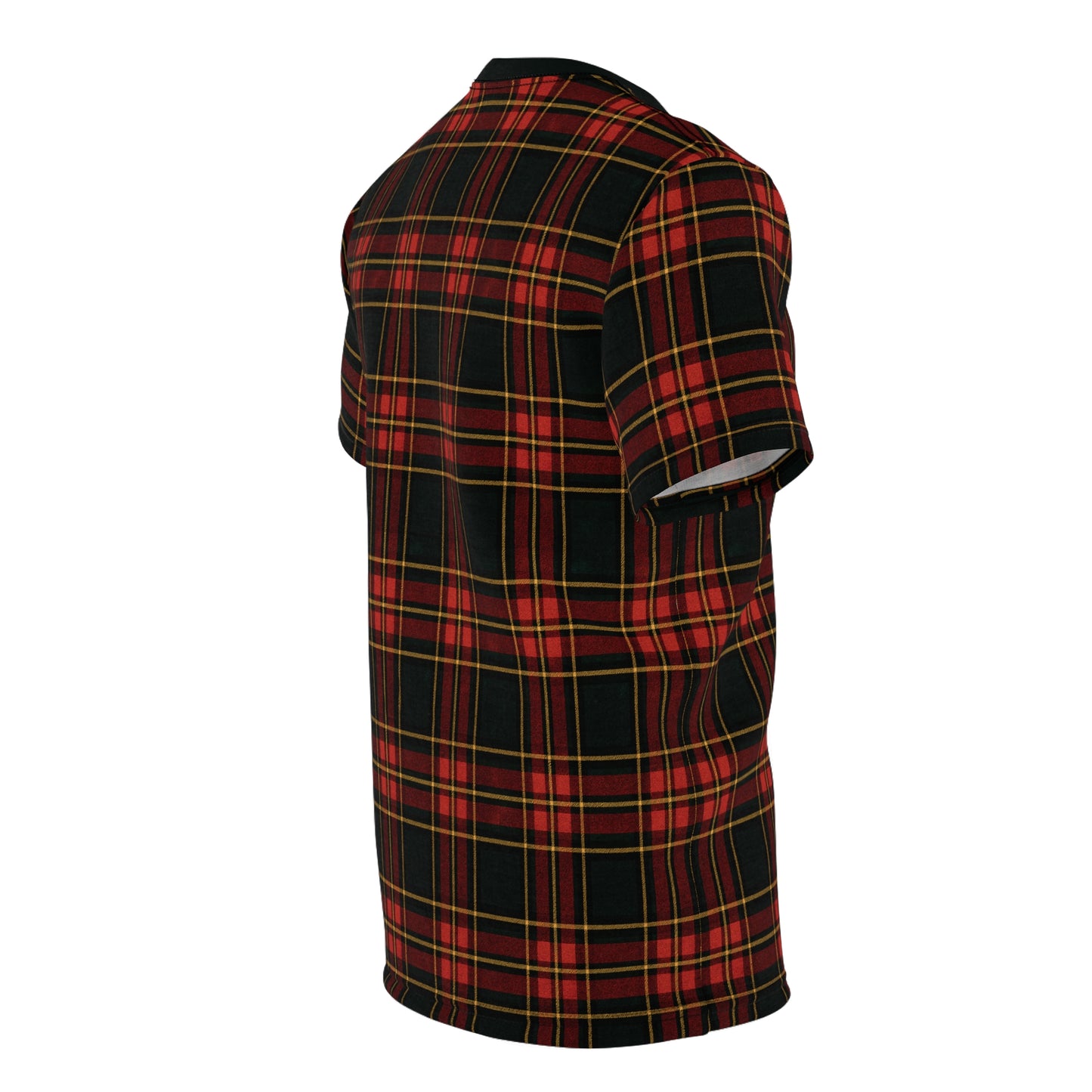 "Kilmor Gallóglach Tartan", Unisex Tee (Gallóglach Black Collar)