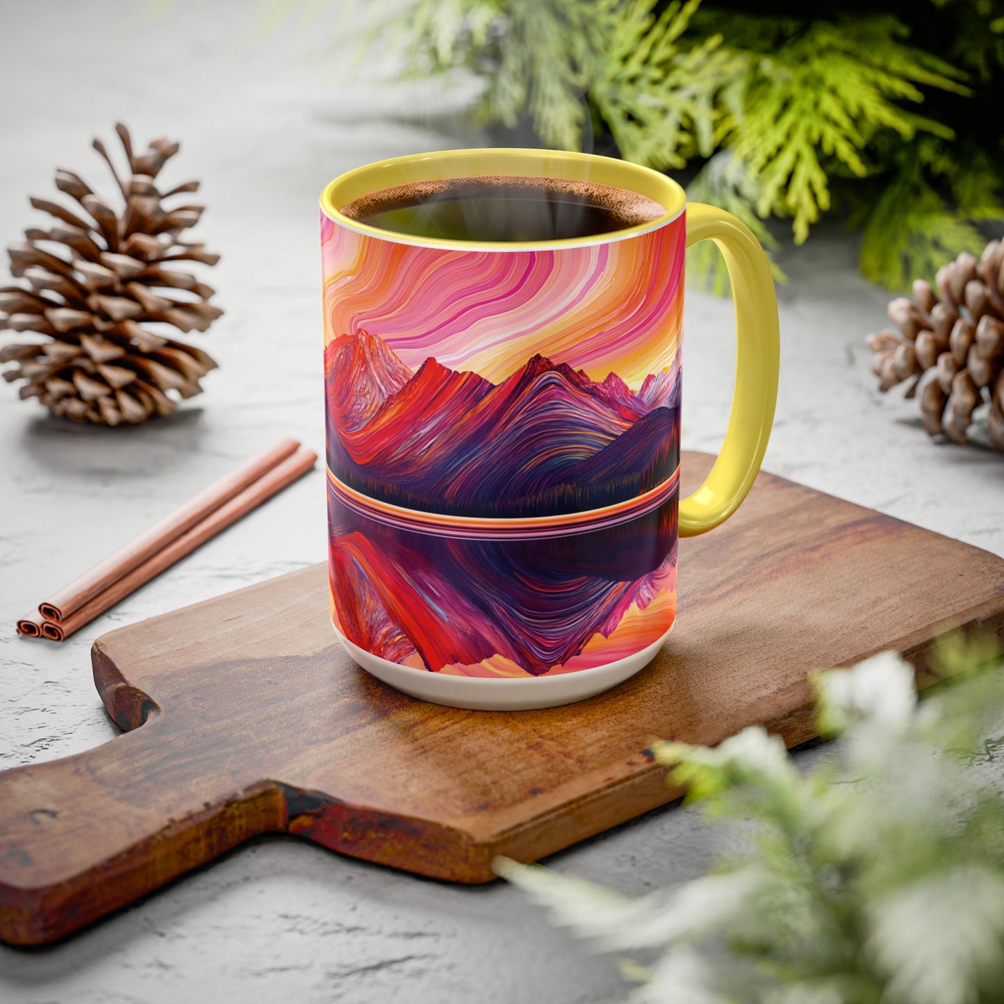 "For In Him All Things Were Created" Colossians 1:16 (NIV), Colorful Mugs (11oz & 15oz)
