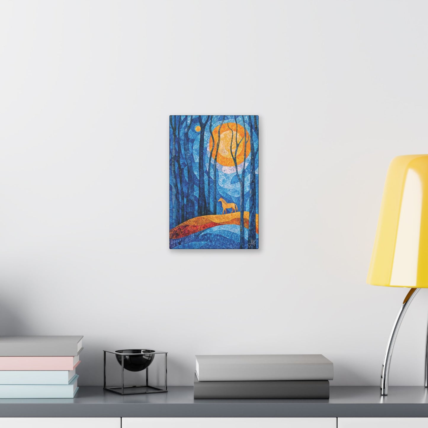"Bathing in Early Morning's Light", Stretched Classic Canvas Fine Art Print
