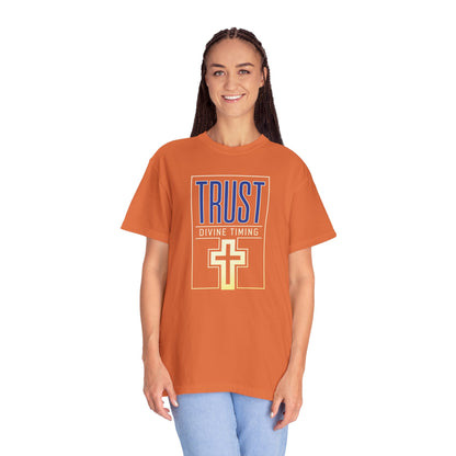 "Trust Divine Timing" #01, Unisex T-shirt